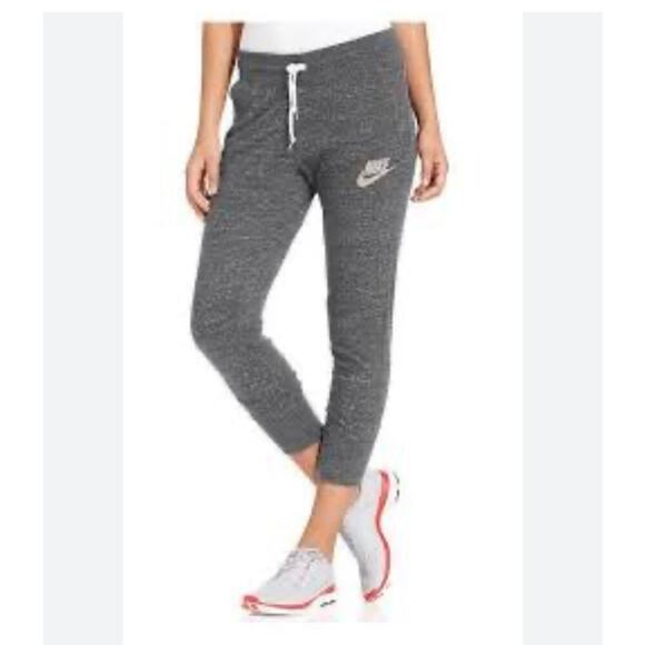 Nike Pants - Nike Vintage Wash Grey Logger Sweatpants Size Small
